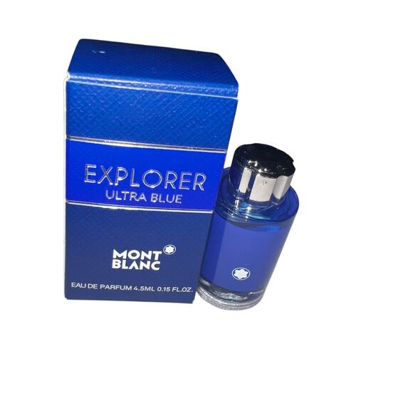 Mont Blanc Explorer Ultra Blue for Men Eau de Parfum Spray 4.5ml 0.15 fl.oz mini - Picture 1 of 3